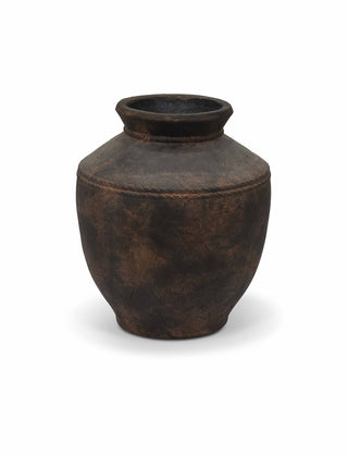 Portesham Vase Large Antique Brown