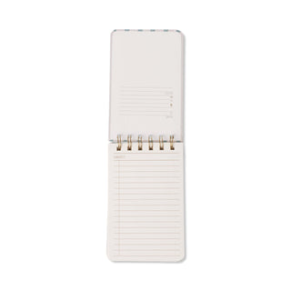 Tulip Twin Wire Notepad Wavy Blue