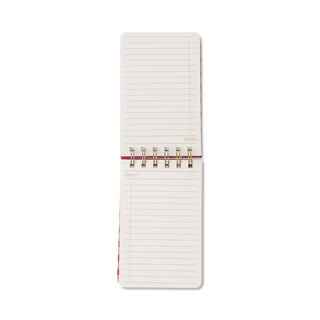 Tulip Twin Wire Notepad Pinwheel Pink