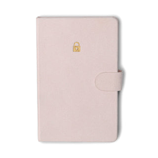 Mini Password Journal with Lock Logo