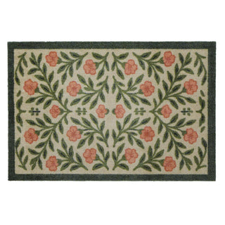 Pink Botanical Door Mat