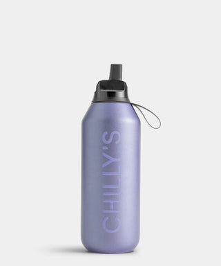 Chilly's 500ml Series 2 Lavender Purple Flip Bottle