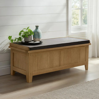 Burford Oak Storage Bench