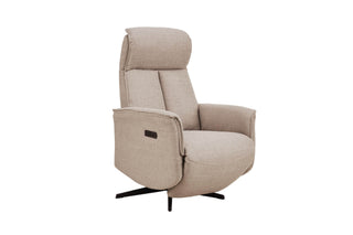 Riya Electric Reclining Accent Chair Mushroom