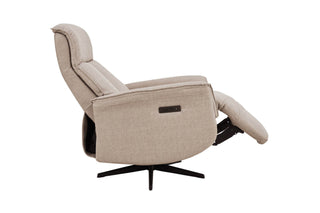 Riya Electric Reclining Accent Chair Mushroom