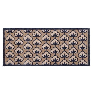 Retro Flower Neutral Door Mat