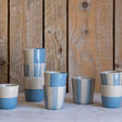 Cornflower Beaker Brushed Light Blue Large Set of 2