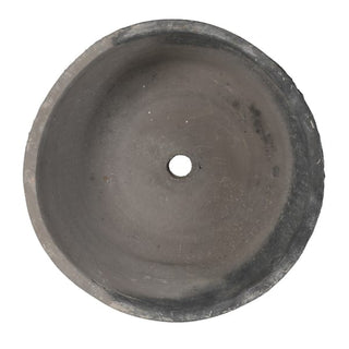 Large Shallow Grey Stone Planter