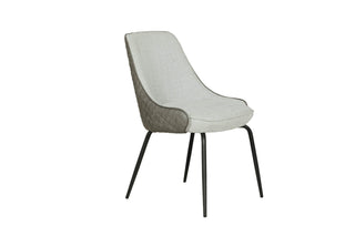 Sadia 2m Oval Dining Table Smoke with Six Dining Chairs