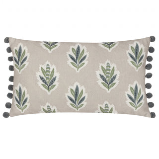Sessile Leaf 30X50 Printed Cushion Flax