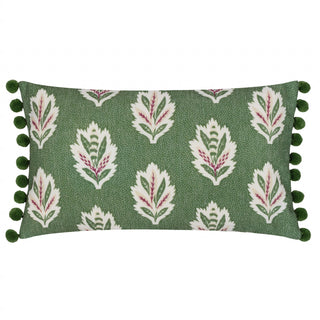 Sessile Leaf 30X50 Printed Cushion Leaf Green