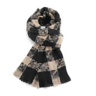 Belle Checks Scarf Black