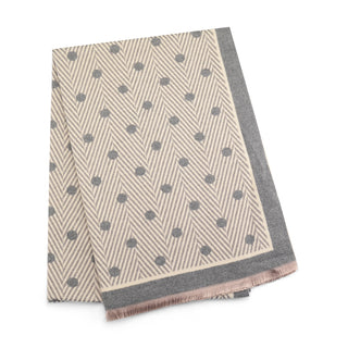 Ines Dots Scarf Grey