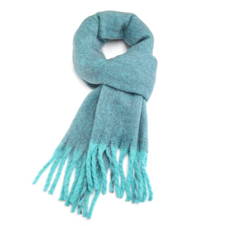 Iris Plain Scarf Blue