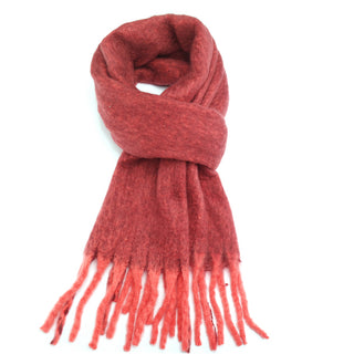 Iris Plain Scarf Red
