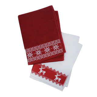 Nordic Winter Tea Towels Set of 2