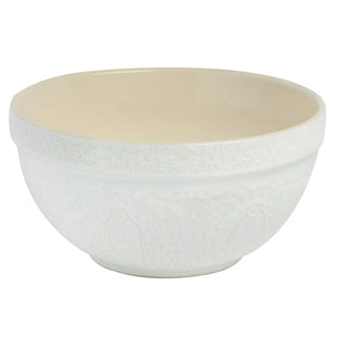 The Snowman White Ceramic Mixing Bowl
