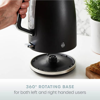 Serenity 1.7 Litre Black Jug Kettle