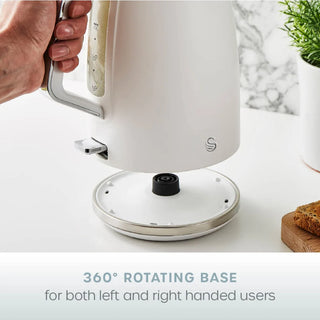 Serenity 1.7 Litre White Jug Kettle
