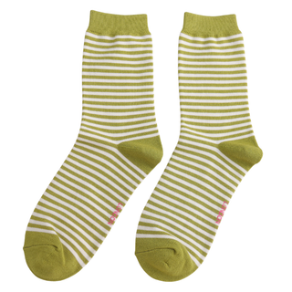 Simple Stripes Moss Socks