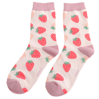 Little Strawberries Socks Light Pink