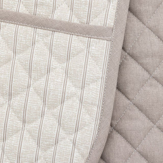 Natural Stripe Double Oven Glove