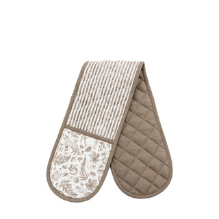 Etched Woodland Double Oven Glove