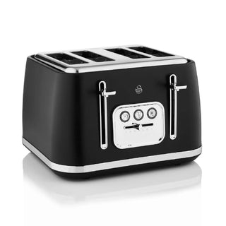 4 Slice Black Serenity Toaster