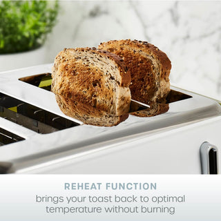 4 Slice White Serenity Toaster