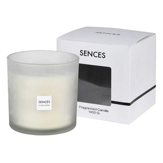 Sences White Large Alang Alang 3 Wick Candle