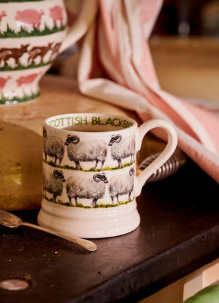 Scottish Blackface Sheep 1/2 Pint Mug