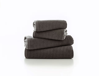 Sereno Soft Textured Bath Sheet Steel