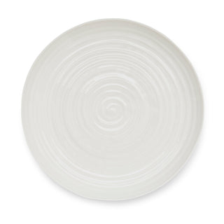 Small Footed Cake Plate White
