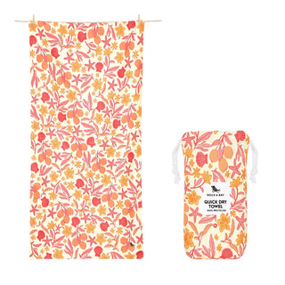 Tangerine Tide Quick Dry Towel Lrg