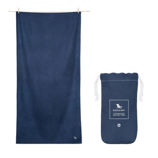 Deep Sea Navy Quick Dry Towel XL