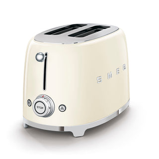 50's Style 2 Slice Toaster Gloss Cream