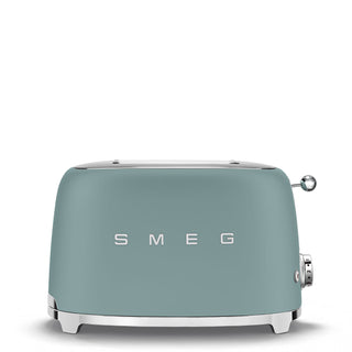 50's Style 2 Slice Toaster Matte Emerald Green
