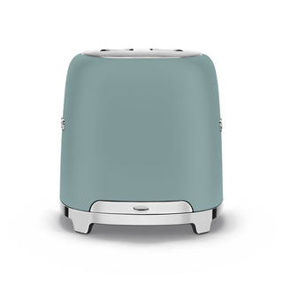 50's Style 2 Slice Toaster Matte Emerald Green