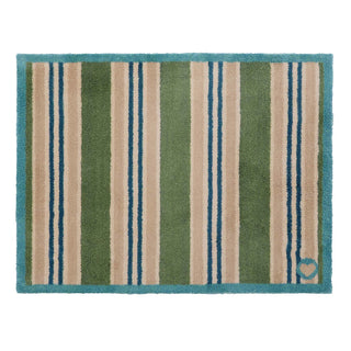 Timeless Stripe Green Door Mat