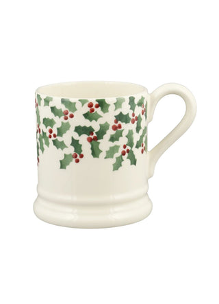 Tiny Scattered Holly 1/2 Pint Mug
