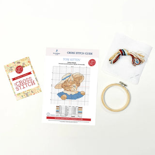 Beatrix Potter Tom Kitten Mini Cross Stitch Kit