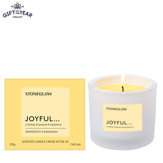Affirmations Joyful Grapefruit & Mandarin Candle Tumbler