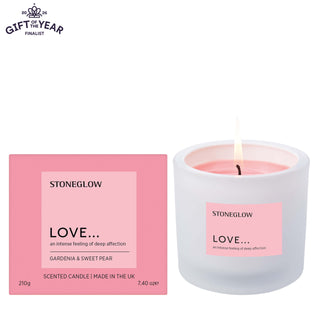 Affirmations Love Gardenia & Sweet Pear Candle Tumbler