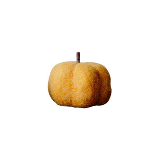 Mini Felt Pumpkin Yellow
