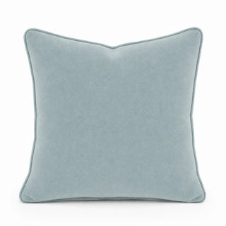 Velvet Plain Hint of Mint Cushion