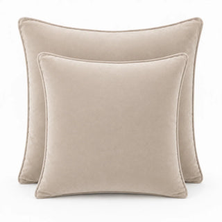 Velvet Plain Mocha Cushion