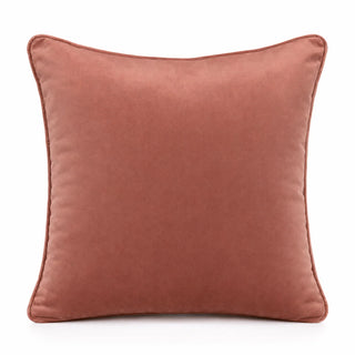 Velvet Plain Rose Quartz Cushion