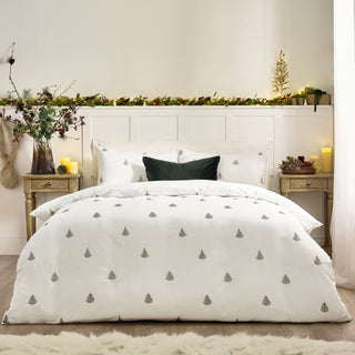 Winter Forest Double Duvet Set White/Green