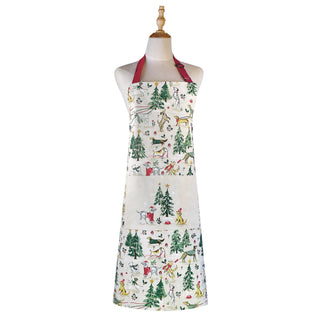 Winter Walkies Cotton Apron