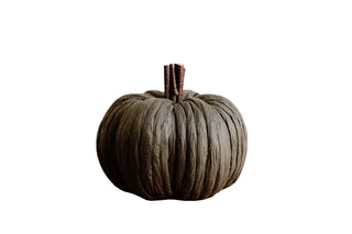 Small Charcoal Paper Pumpkin